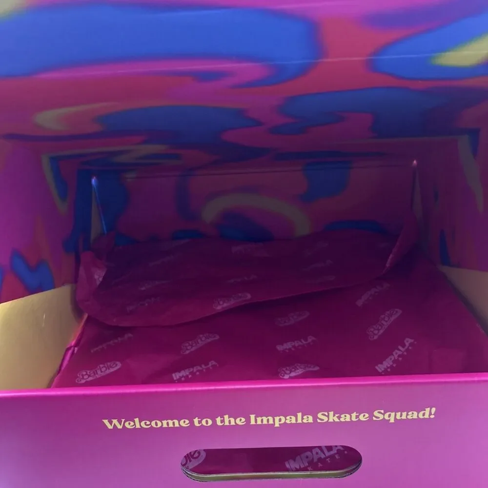 Empty Box Barbie The Movie x Impala Skates - Only Original Pink Collection Box